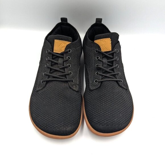 Relxfeet Men's 9 (43) Barefoot Sneakers Mesh Oxfords WIDE Toe Box Athletic Black - Picture 3 of 8